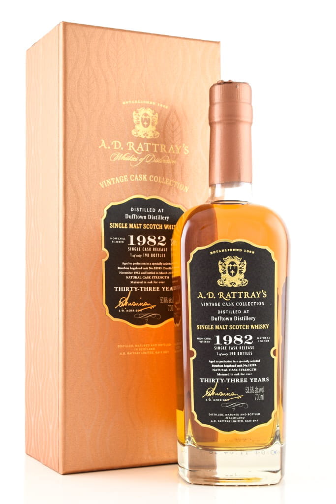 Dufftown 33 Jahre 1982/2016 Vintage Cask Coll. A.D. Rattray 53,6%vol. 0,7l