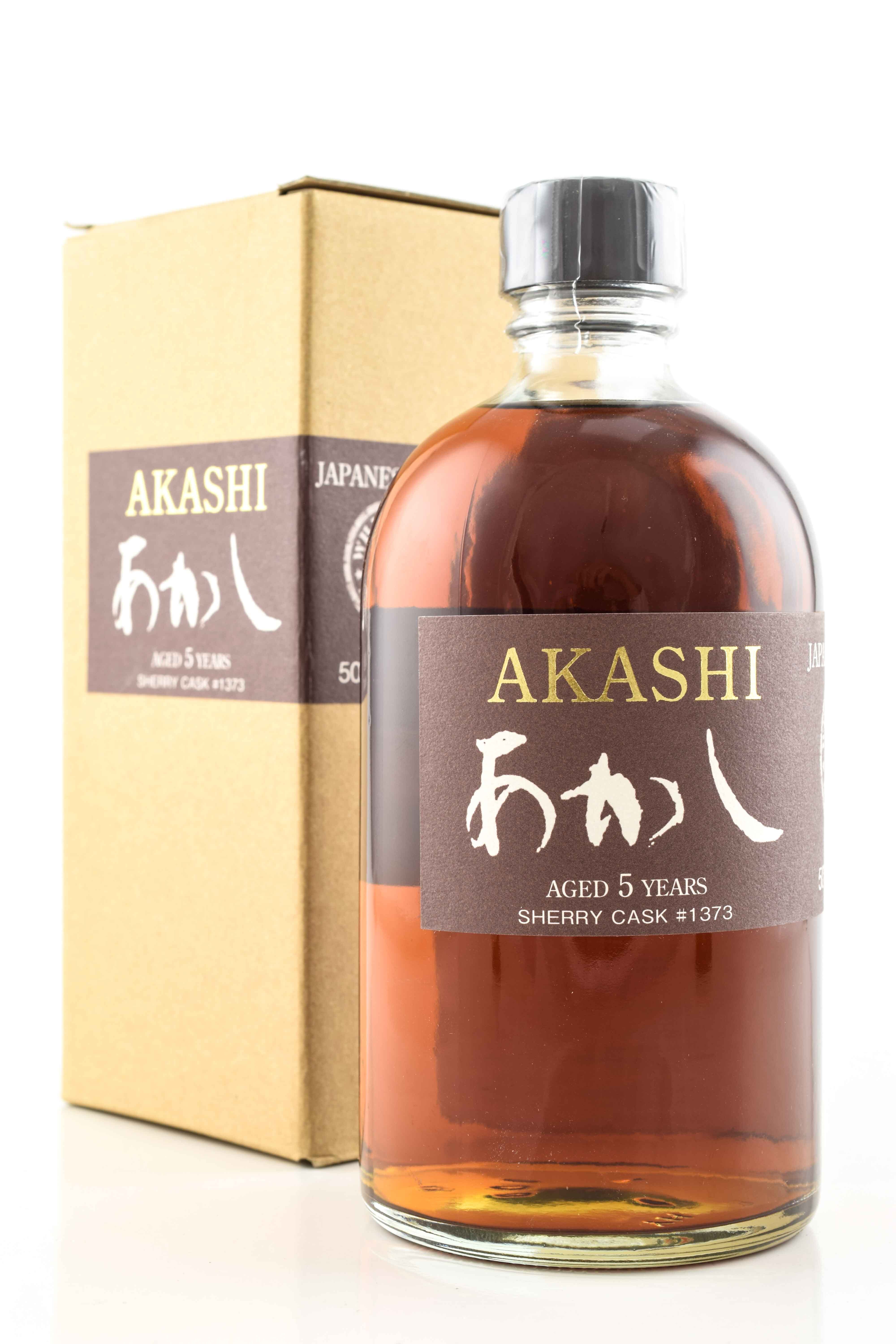 Akashi five Year Old Sherry Cask # 1373 50% vol. 0.5l
