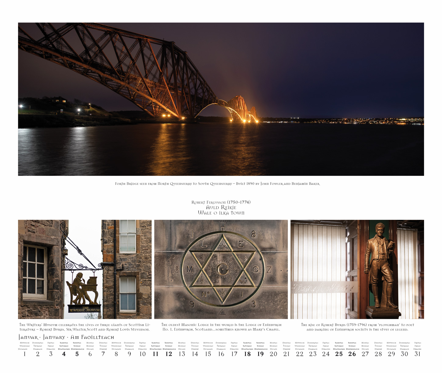 Calendar "Schottland" 2020 Calendar "Schottland" 2020
