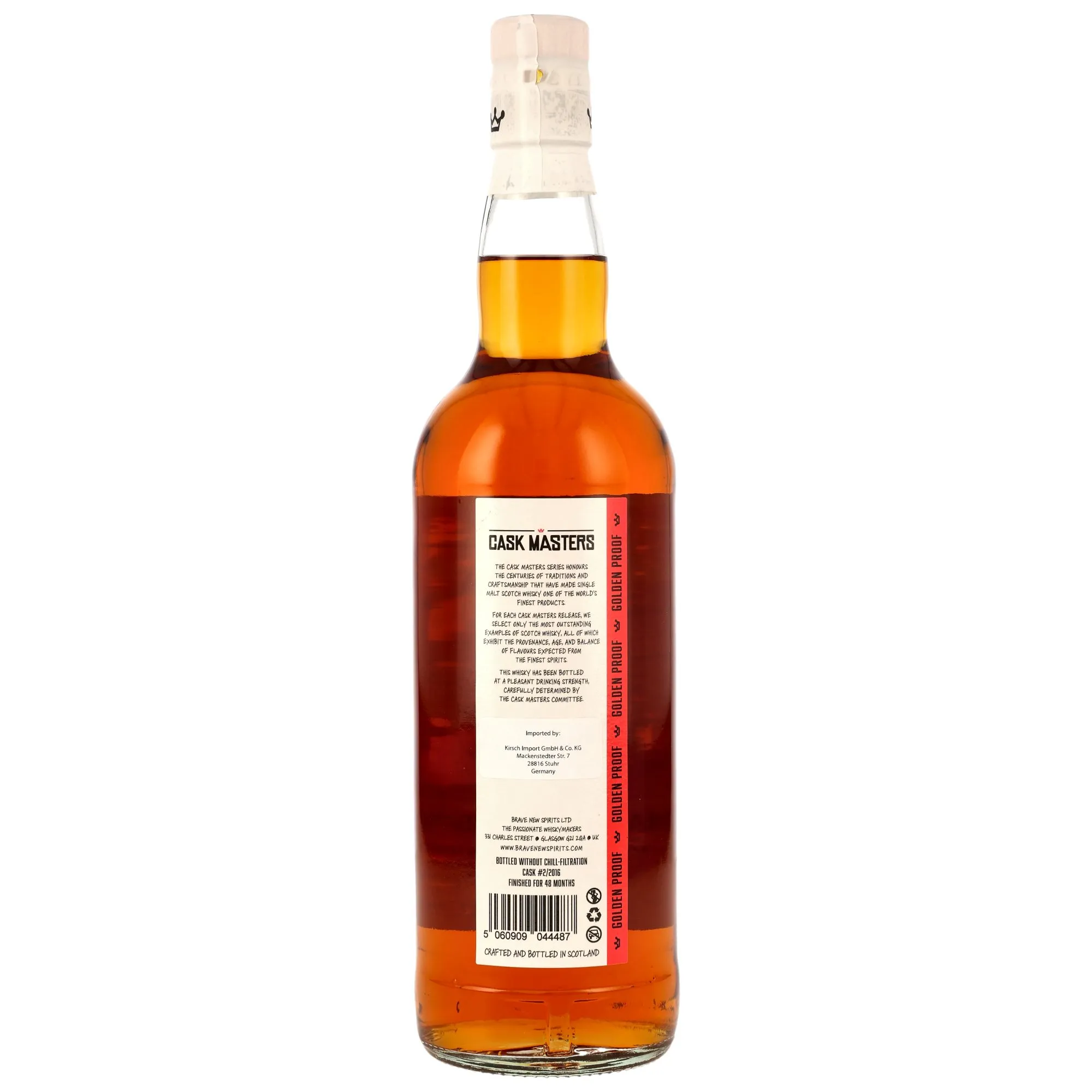 Croftengea 2016/2026 - 10 Jahre - 1st Fill Calvados Barrique k #2/2016 - Cask Masters - Brave New Spirits