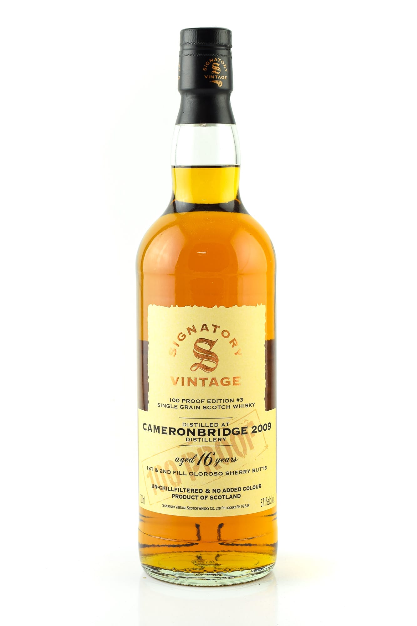 Cameronbridge 16 Jahre Proof Edition #3 Signatory Vintage Cameronbridge 16 Jahre Proof Edition #3 Signatory Vintage