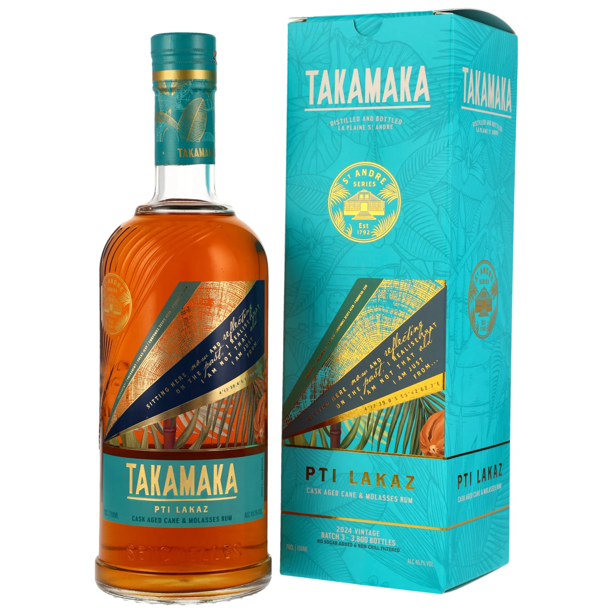 Takamaka Pti Lakaz Rum 2024 Vintage Batch 3