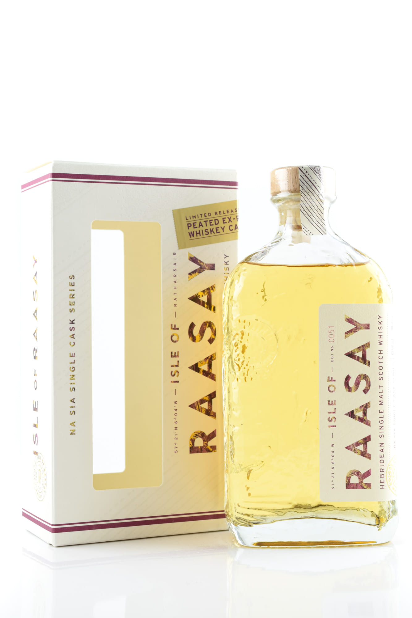 Raasay Peated First Fill Rye Whiskey Cask 18/629 62,5%vol. 0,7l