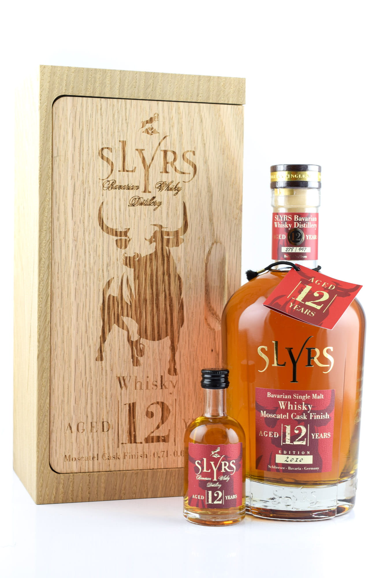 Slyrs Moscatel Cask Finish 12 Year Old, American White Oak & Moscatel Cask, Edition Zero, 2022, 43%