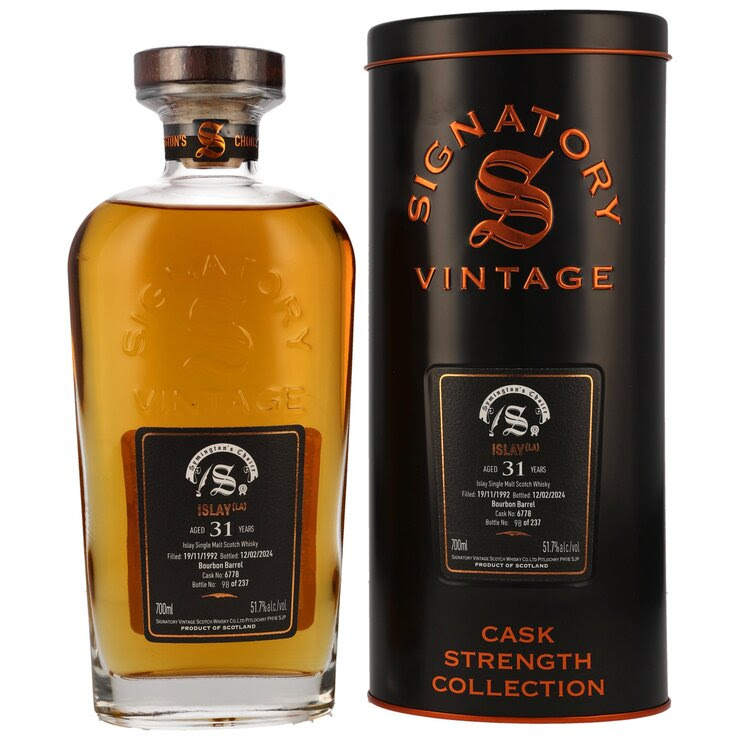 Unnamed Islay 31 Jahre Bourbon Barrel #6778 Signatory Symington’s Choice