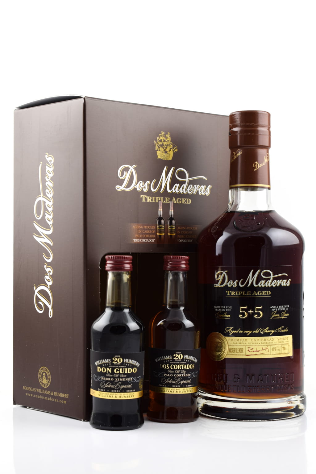 Dos Maderas PX 5 + 5 Year Old 40% vol. 0.7l and 0.1l 2x Sherry Dos Maderas PX 5 + 5 Year Old 40% vol. 0.7l and 0.1l 2x Sherry