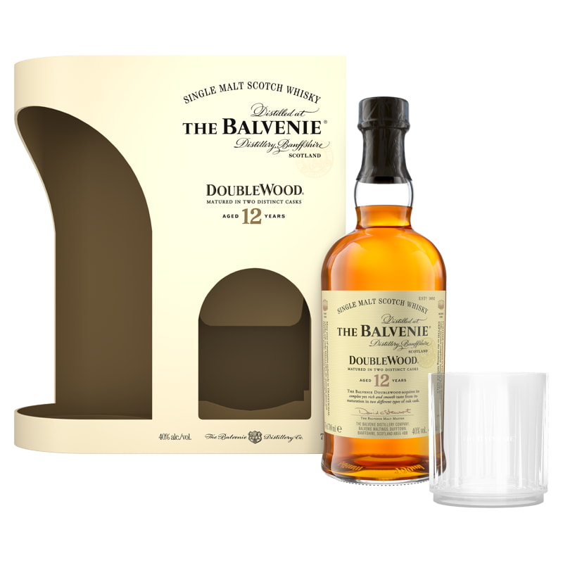 Balvenie 12 Jahre Double Wood mit Tumbler