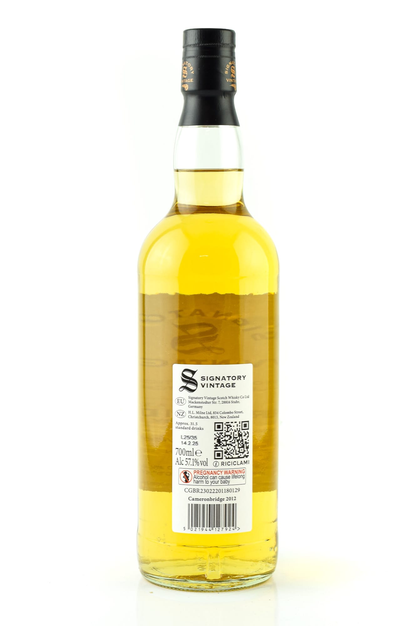 Cameronbridge 12 Jahre Proof Edition #1 Signatory Vintage