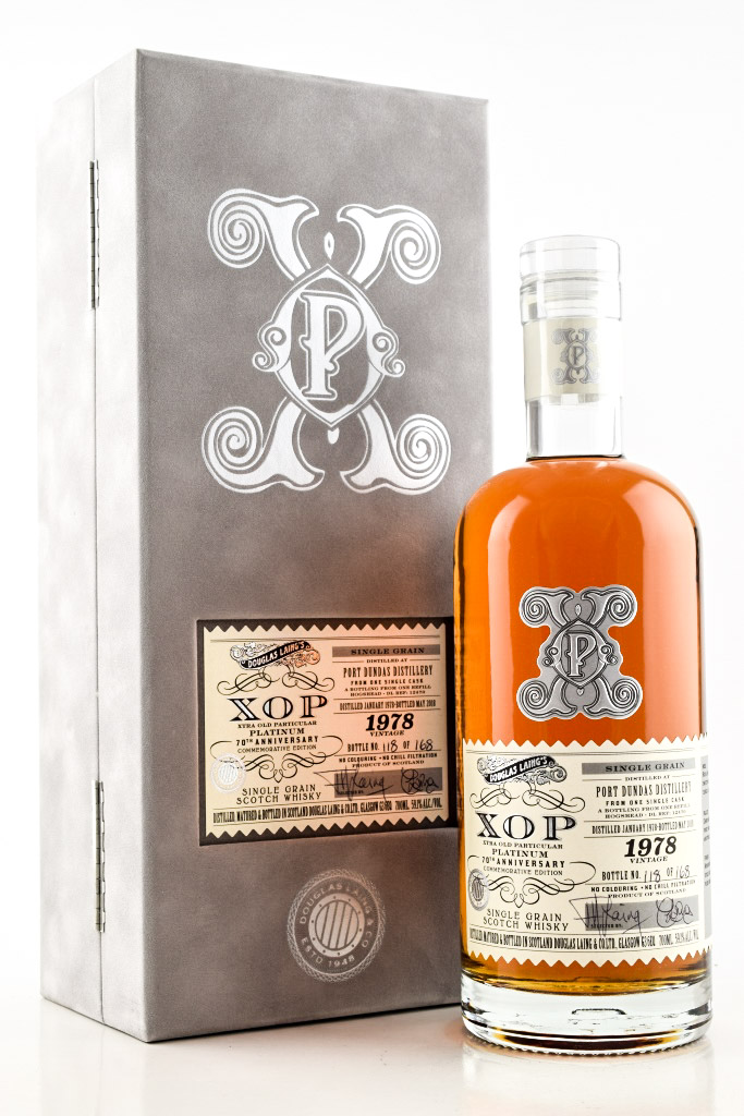 Port Dundas 1978/2018 XOP Platinum 70th Anniversary Douglas Laing 59.1% vol. 0,7l
