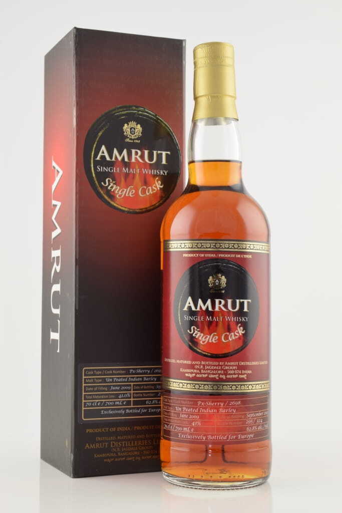 Amrut Single Cask Pedro Ximénez - Indien - 62,8%vol. 0,7l
