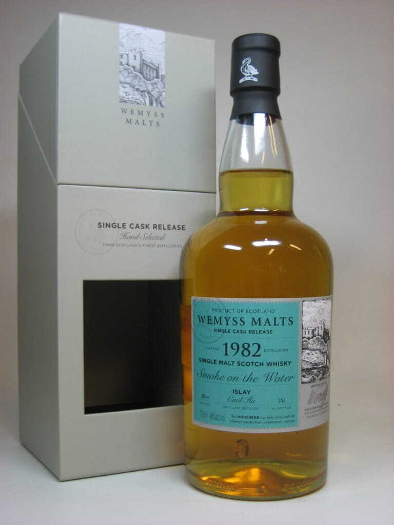 "Smoke on the Water" 1982/2014 Single Cask Caol Ila Wemyss Malts 46%vol. 0,7l