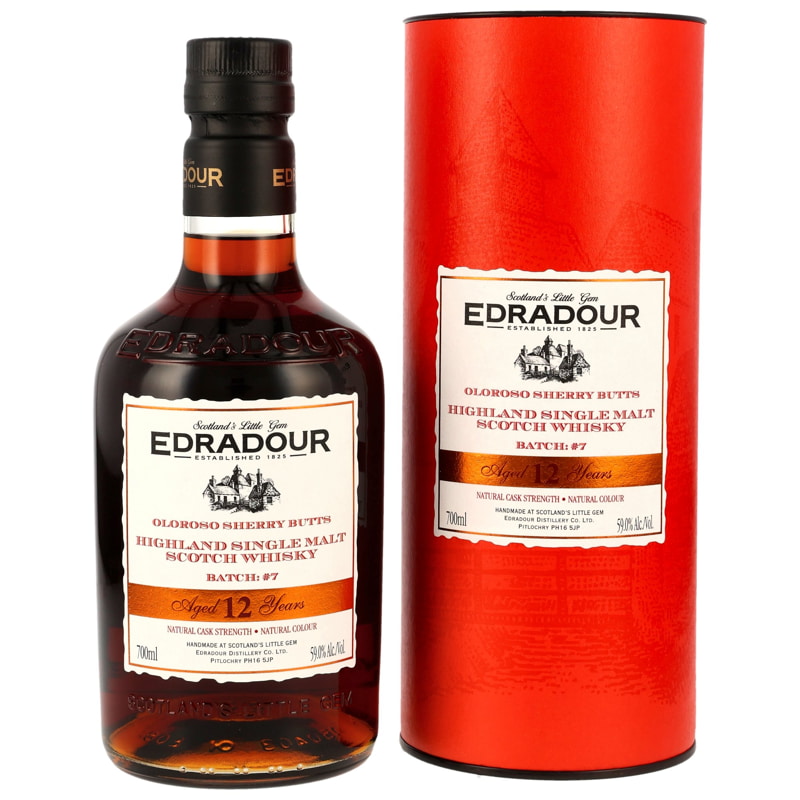Edradour 12 year old Oloroso Sherry Butts Batch #7