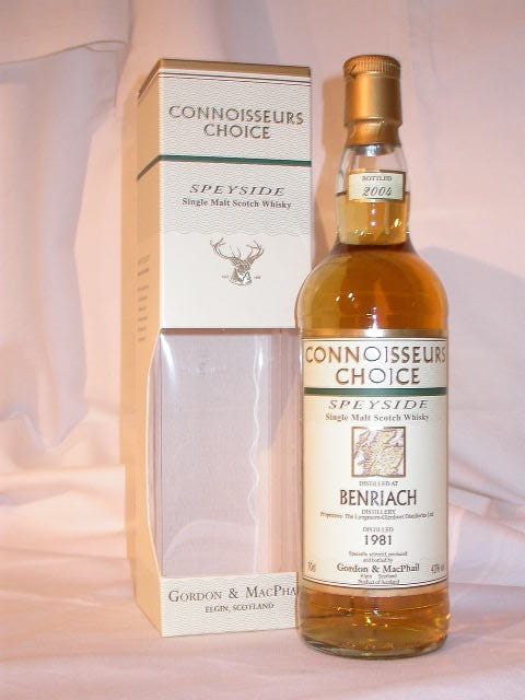 Benriach 1981/2004 Gordon & MacPhail Connoisseurs Ch. 43%vol. 0,7l