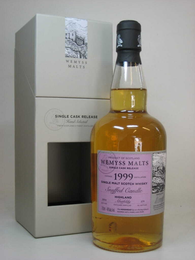 "Snuffed Candle" 1999/2014 Single Cask Aberfeldy Wemyss Malts 46%vol. 0,7l