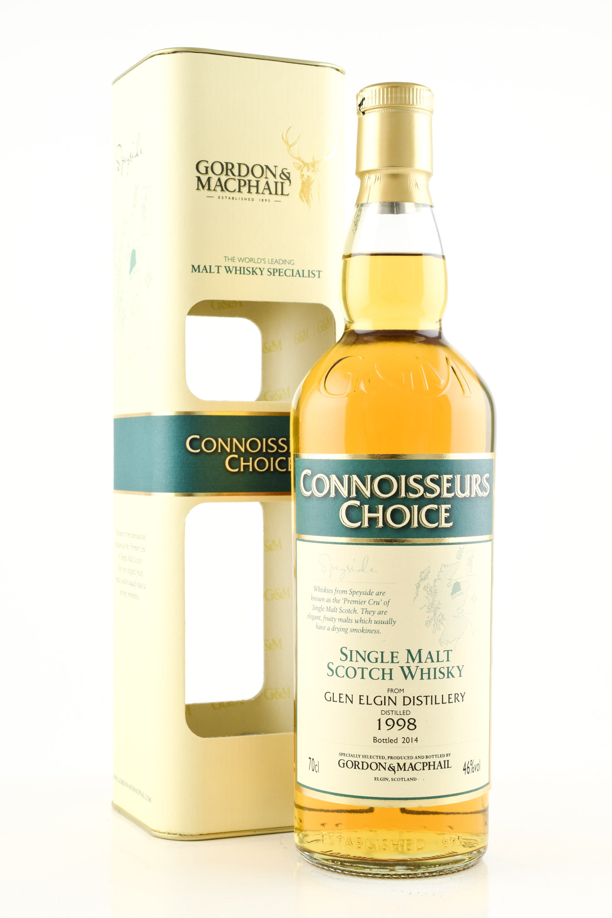 Glen Elgin 1998/2014 Refill Sherry Gordon & MacPhail Connoisseurs Ch. 46% vol. 0,7l