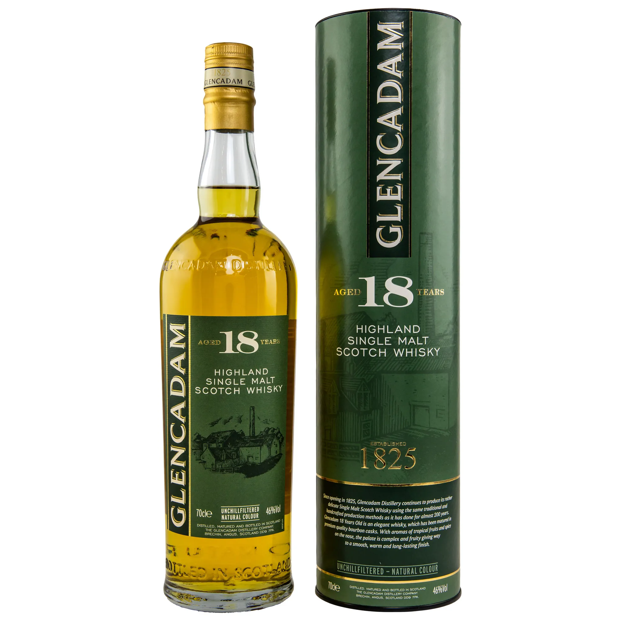 Glencadam 18 Year Old, Bourbon Cask, 46%