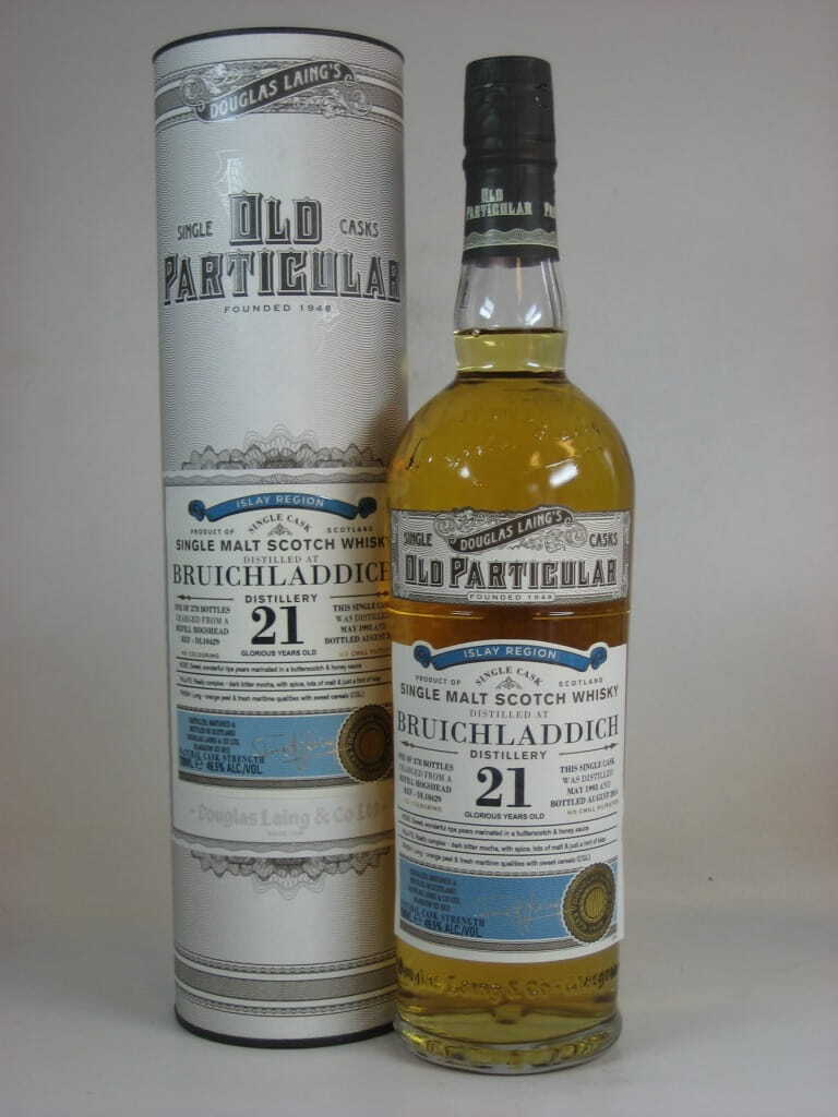 Bruichladdich 21 Jahre Refill Hogshead 1993/2014 Douglas Laing "Old Particular" 49,5%vol. 0,7l
