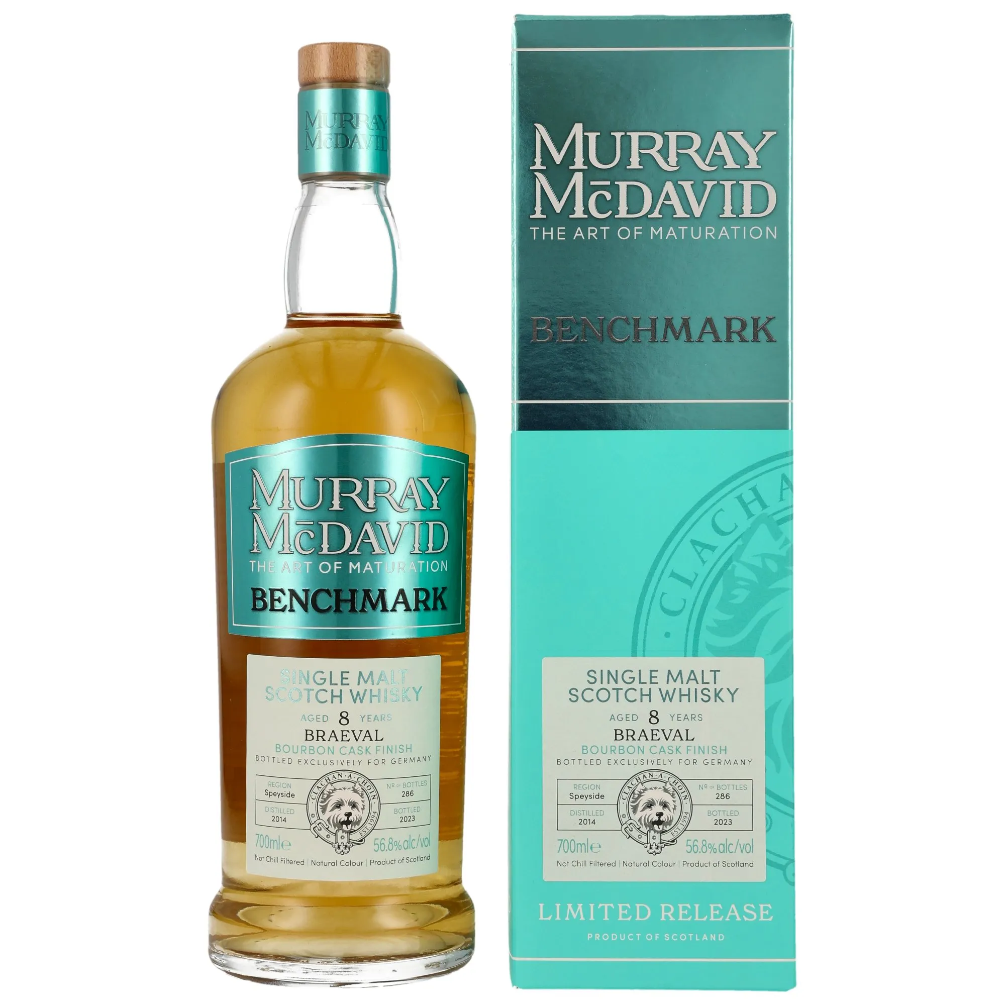 Braeval Benchmark 8 Year Old, Bourbon Cask, 2014, Murray McDavid, 56.8%