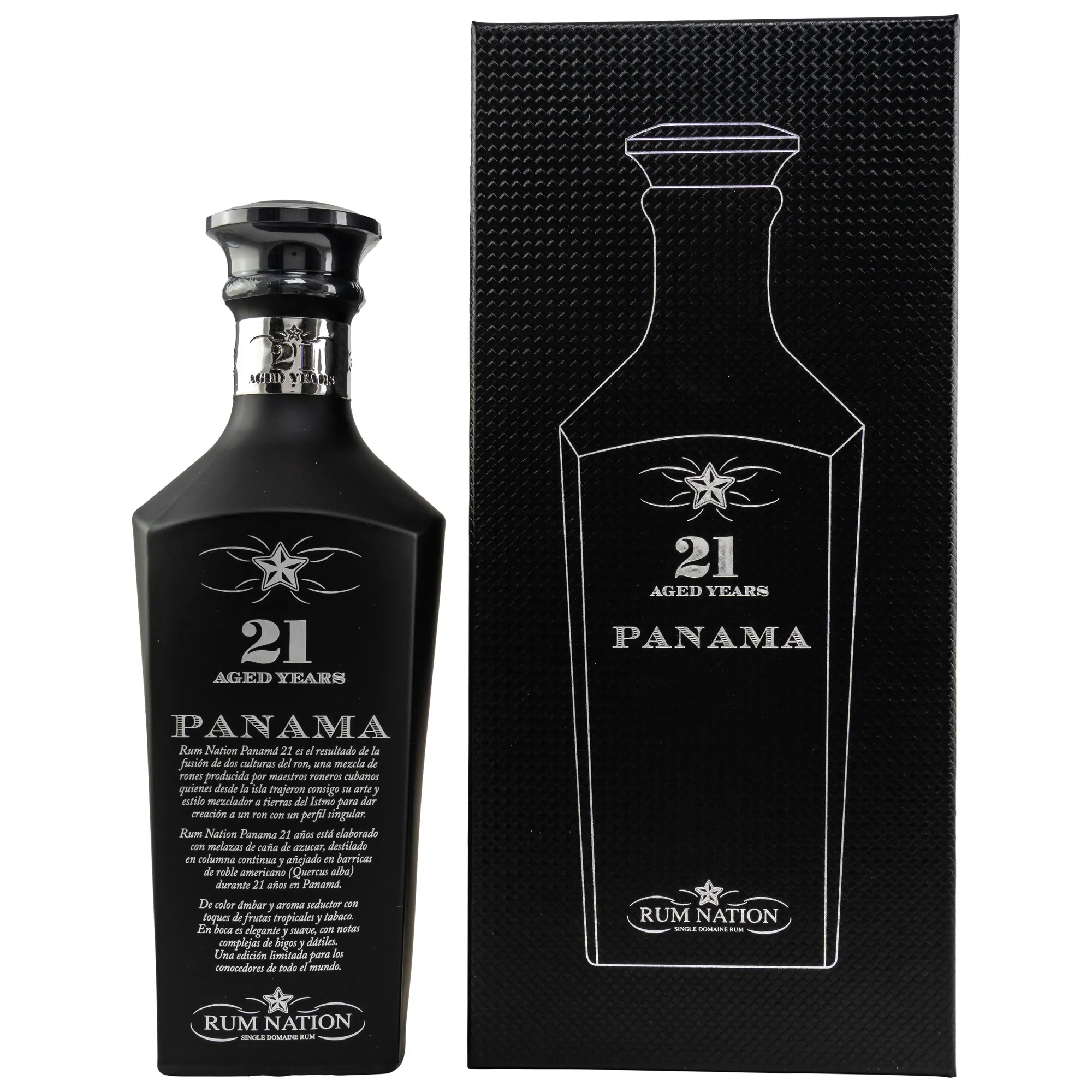 Panama 21 Year Old Black Decanter - Rum Nation