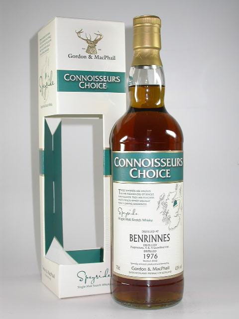 Benrinnes 1976/2010 Sherry Gordon & MacPhail Connoisseurs Ch. 43%vol. 0,7l