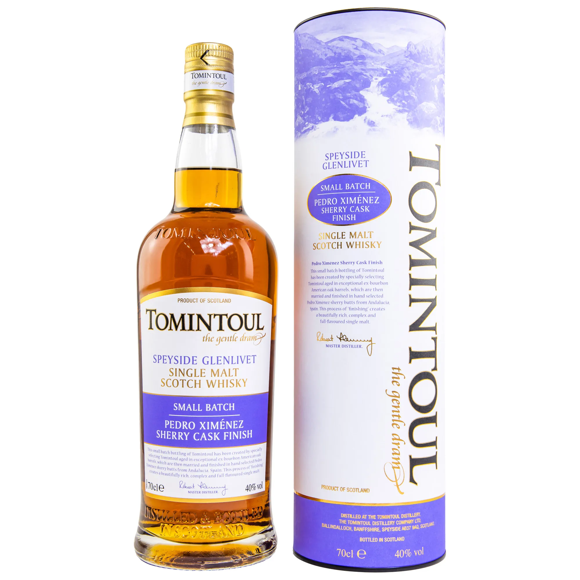 Tomintoul PX Sherry Cask Finish, Small Batch, 40%