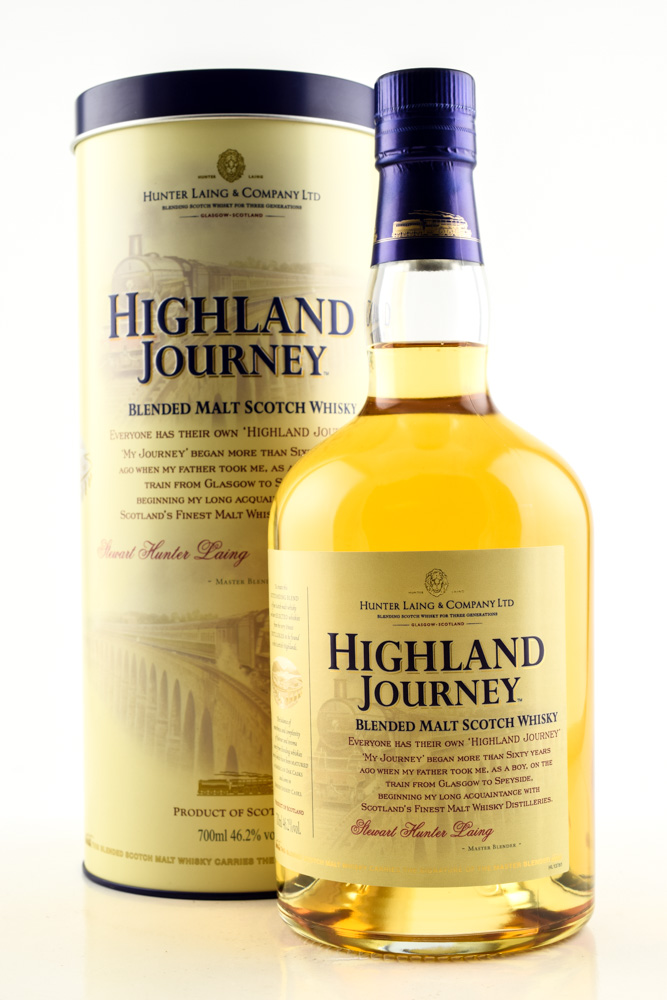 Highland Journey Blended Malt Scotch Whiskey Hunter Laing 46% vol. 0,7l Highland Journey Blended Malt Scotch Whiskey Hunter Laing 46% vol. 0,7l