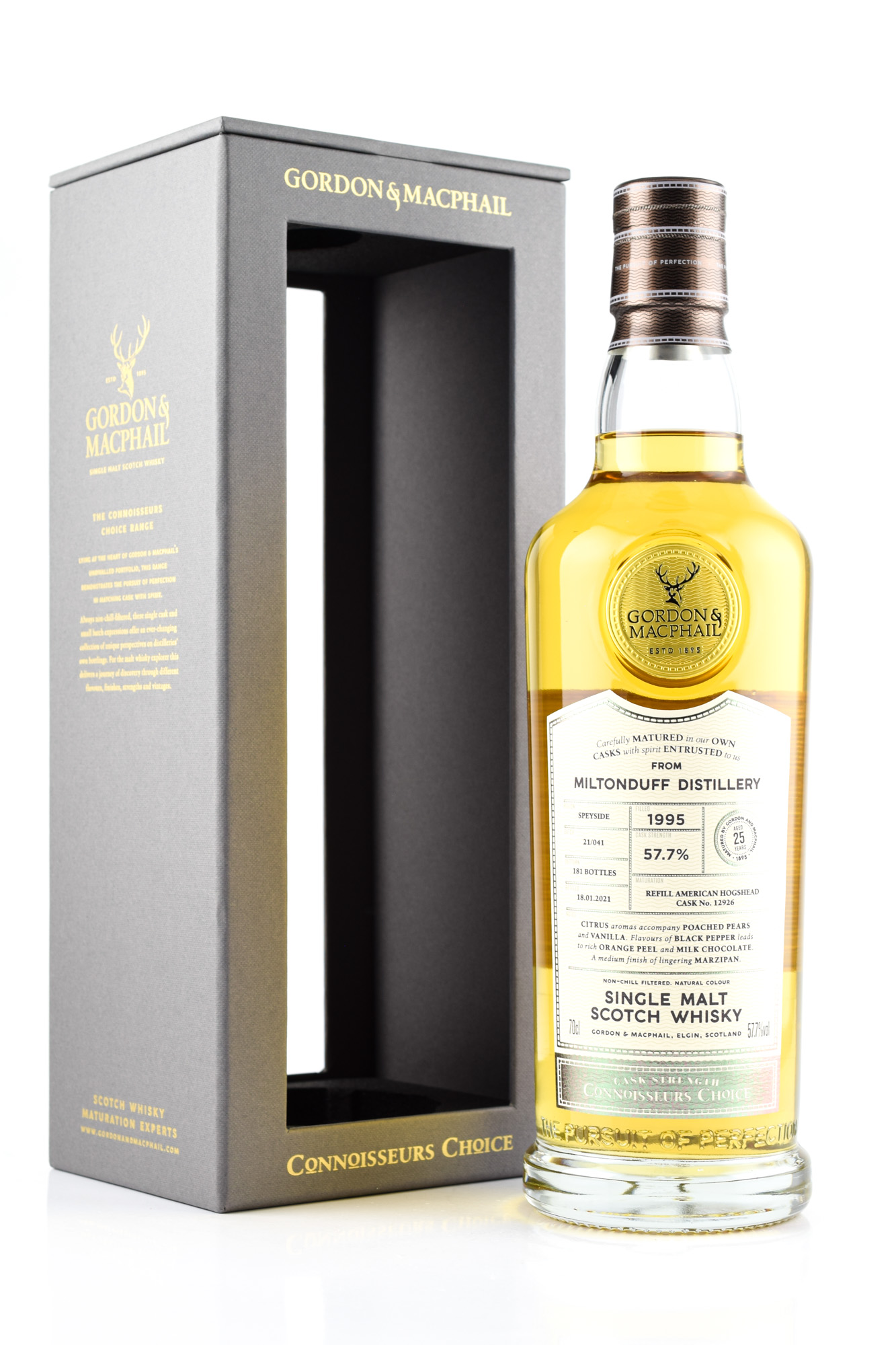 Miltonduff 1995/2021 Gordon & MacPhail Connoisseurs Ch. 57,7%vol. 0,7l