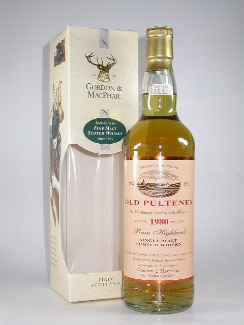 Old Pulteney 1980/2011 Gordon & MacPhail 43%vol. 0,7l