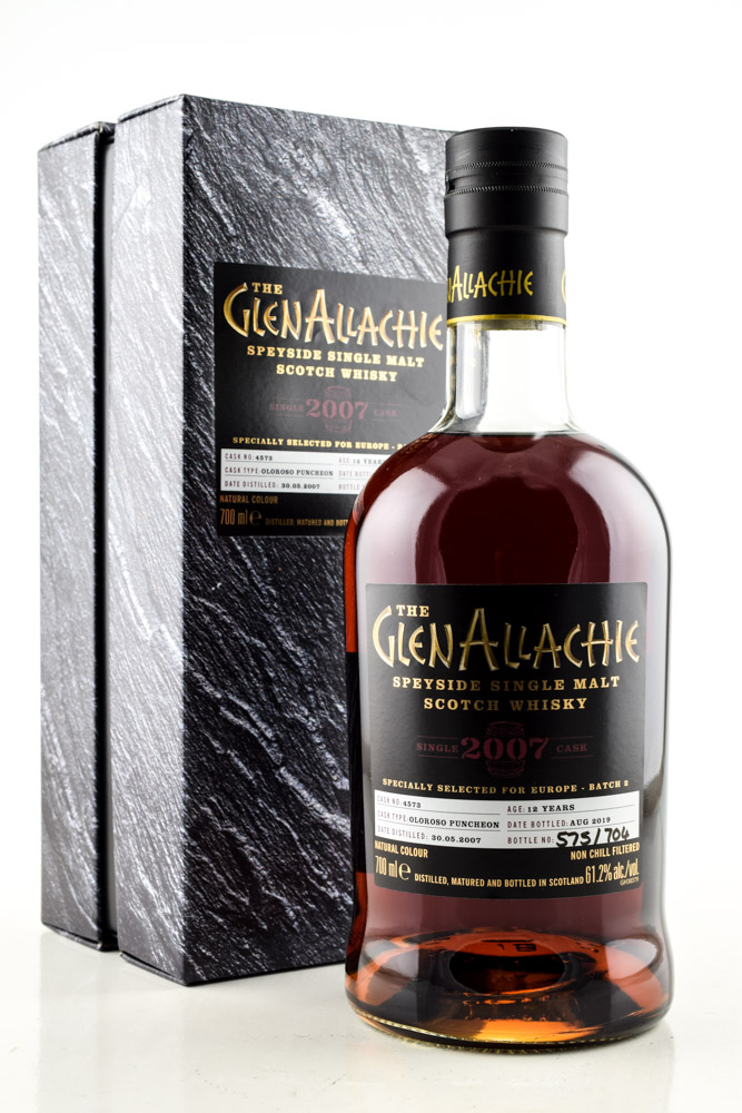 GlenAllachie 12 Jahre 2007/2019 Oloroso Puncheon #4573 61,2%vol. 0,7l