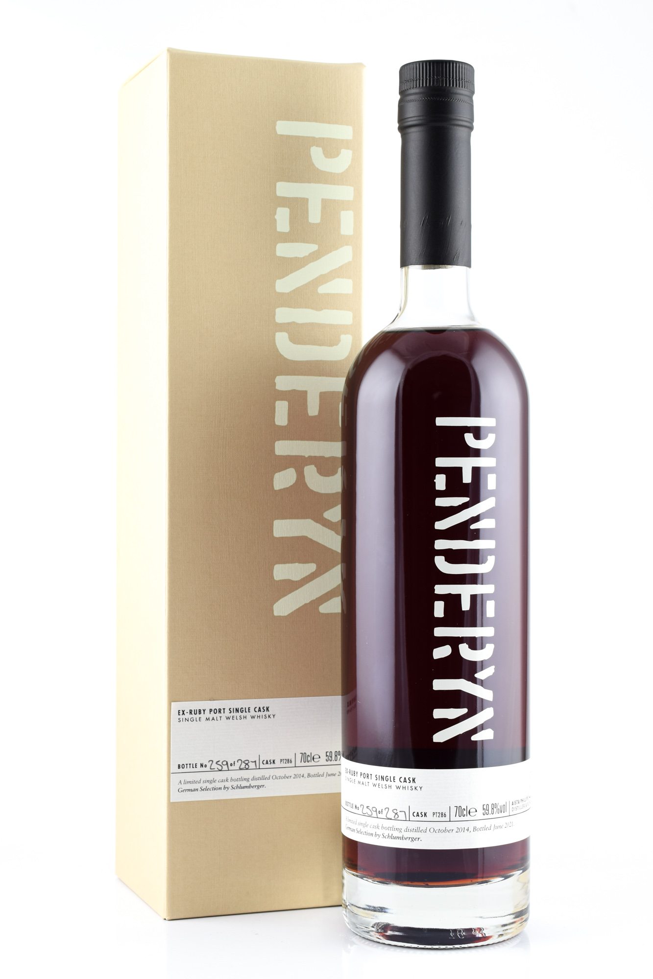 Penderyn ex-Ruby Port Single Cask PT286 59,8%vol. 0,7l