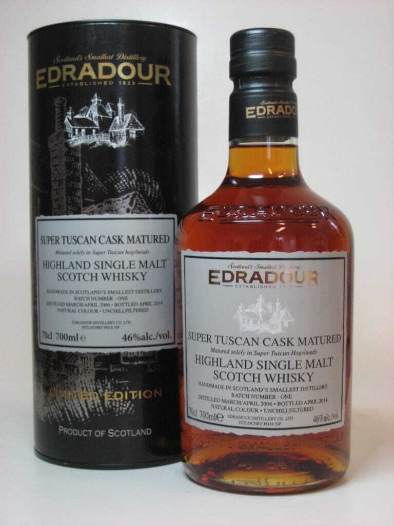 Edradour 2006/2014 Super Tuscan Cask Matured Batch #1 46%vol. 0,7l