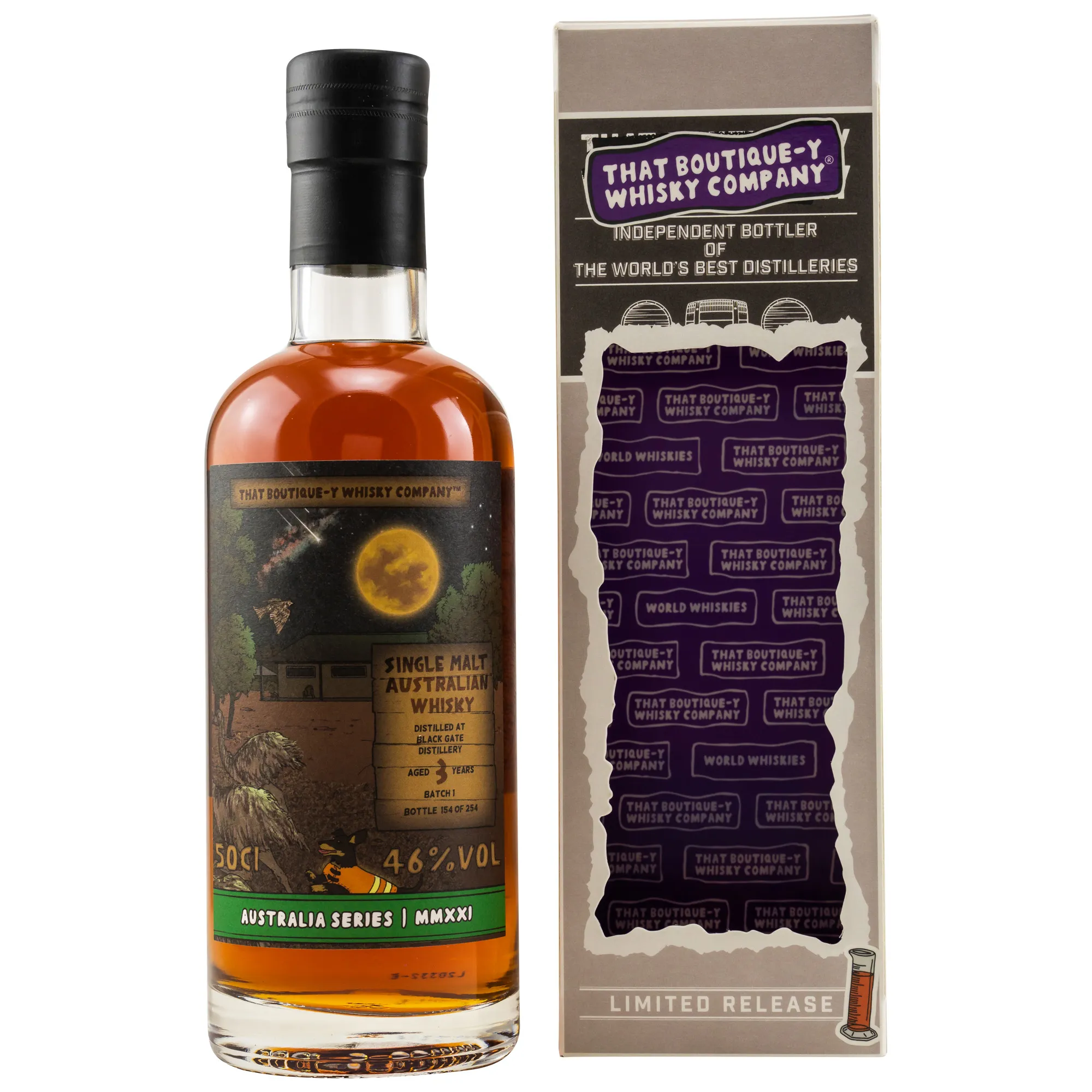 Black Gate 3 Jahre - Batch 1 (That Boutique-Y Whisky Company)