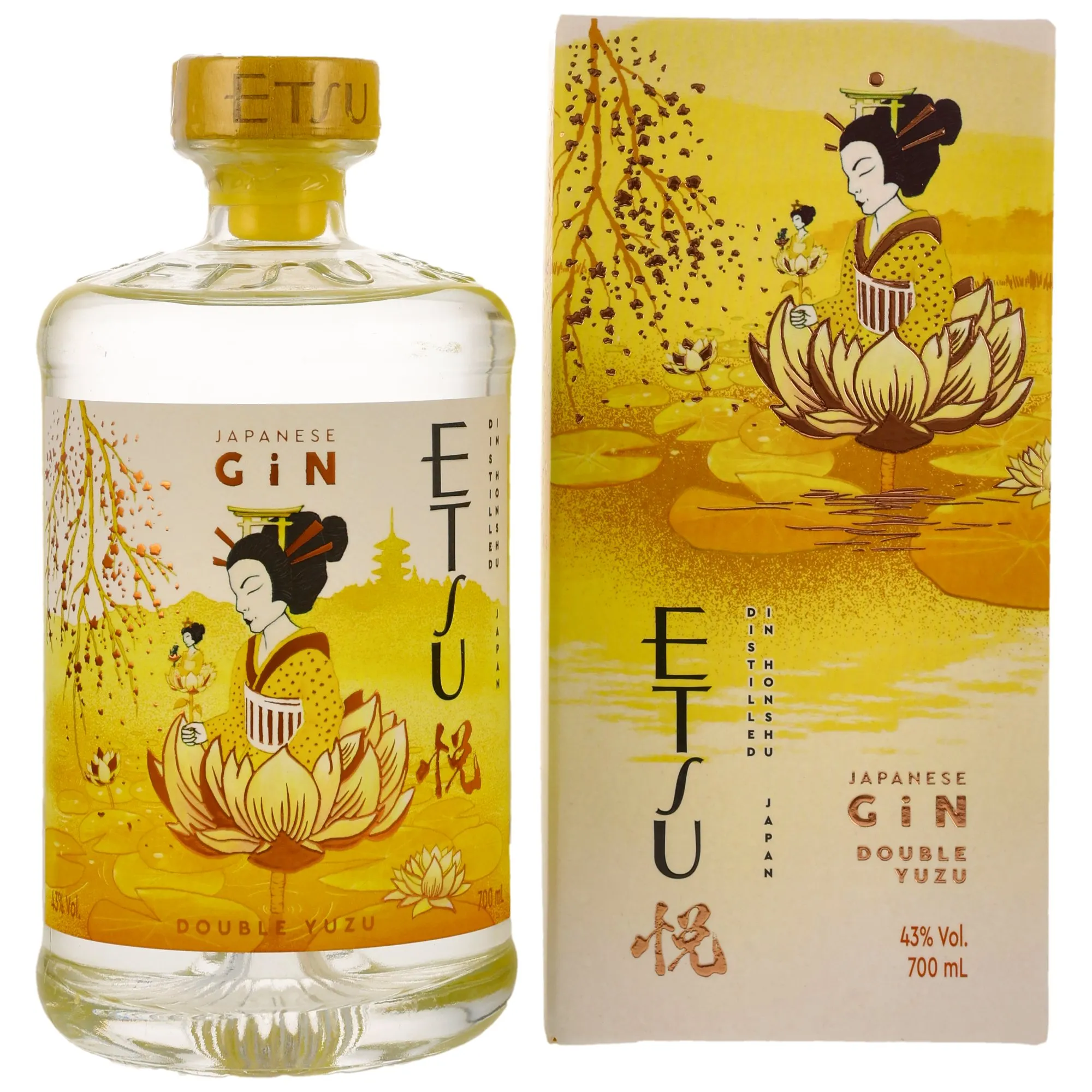 Etsu Double Yuzu Japanese Gin Neue Ausstattung