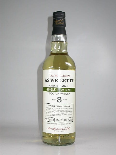 "AS WE GET IT" 8 Jahre Islay Ian MacLeod 58,7%vol. 0,7l