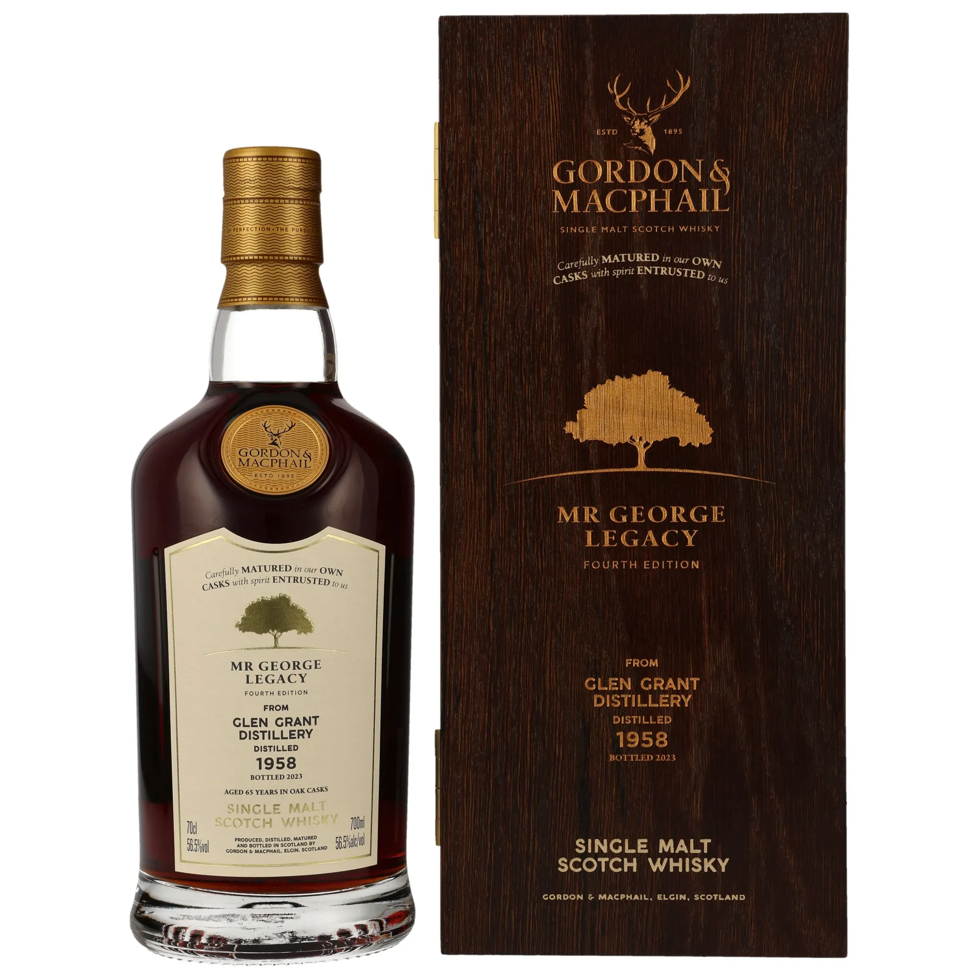 Glen Grant 1958/2023 - 65 Jahre - G&M Cask #3818 - Mr. George Legacy Fourth Edition