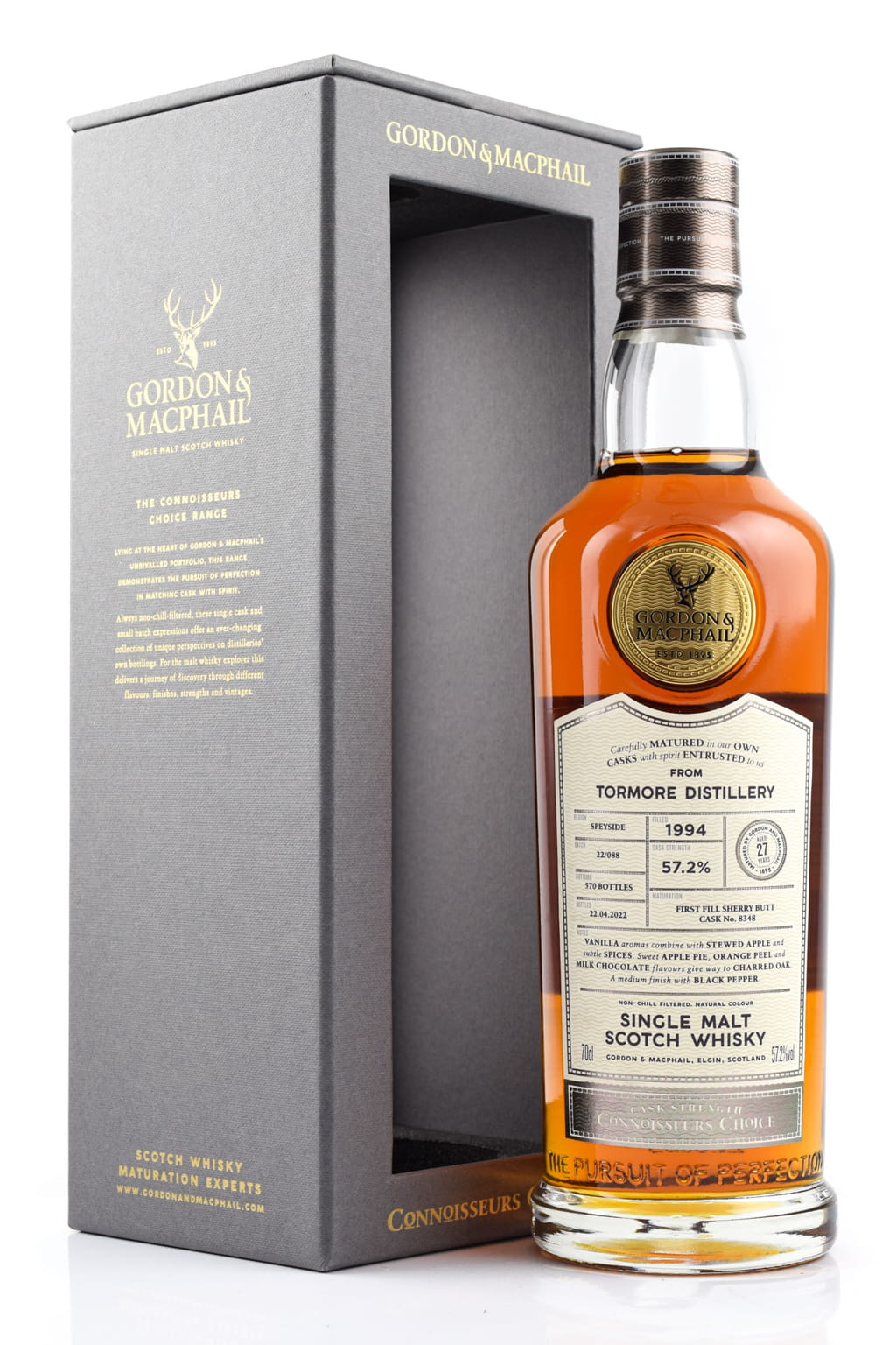 Tormore 27 year old 1994/2022 Gordon & MacPhail Connoisseurs Ch. 57,2%vol. 0,7l
