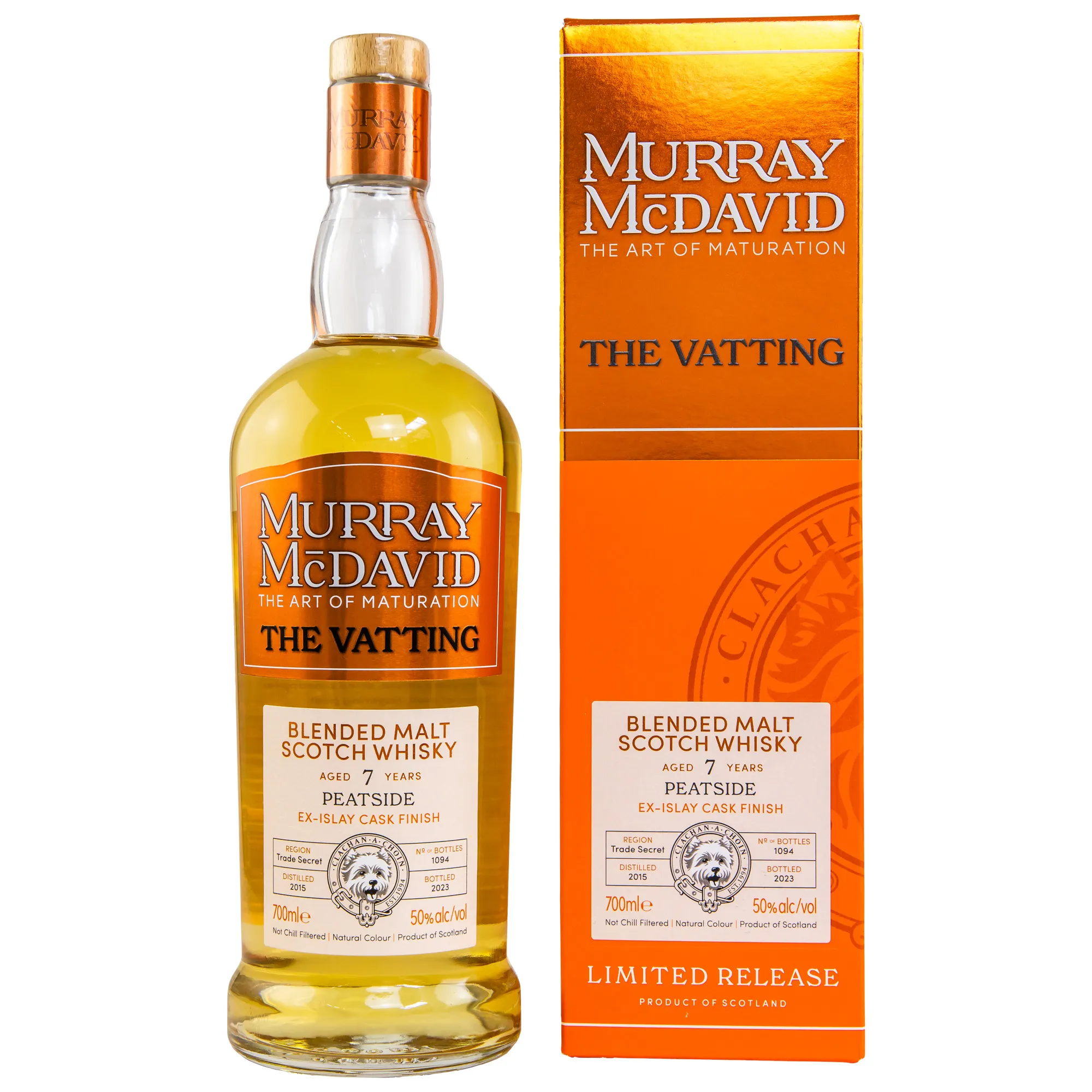 Peatside 2015/2023 - 7 Year Old - Ex Islay Cask - Murray McDavid