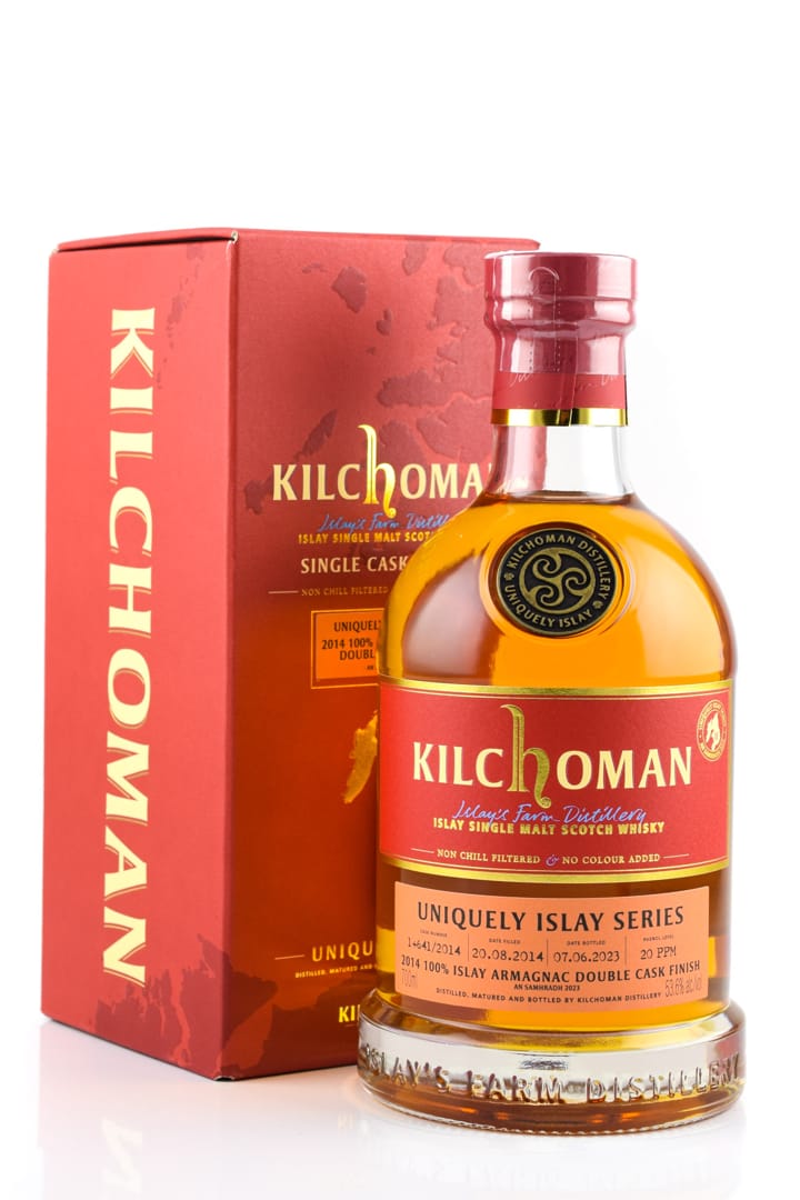 Kilchoman Vintage 2014 Armagnac Double Cask 9 Year Old, Armagnac Cask, Cask #1 & #641, No. 2, 2023, 53.6%