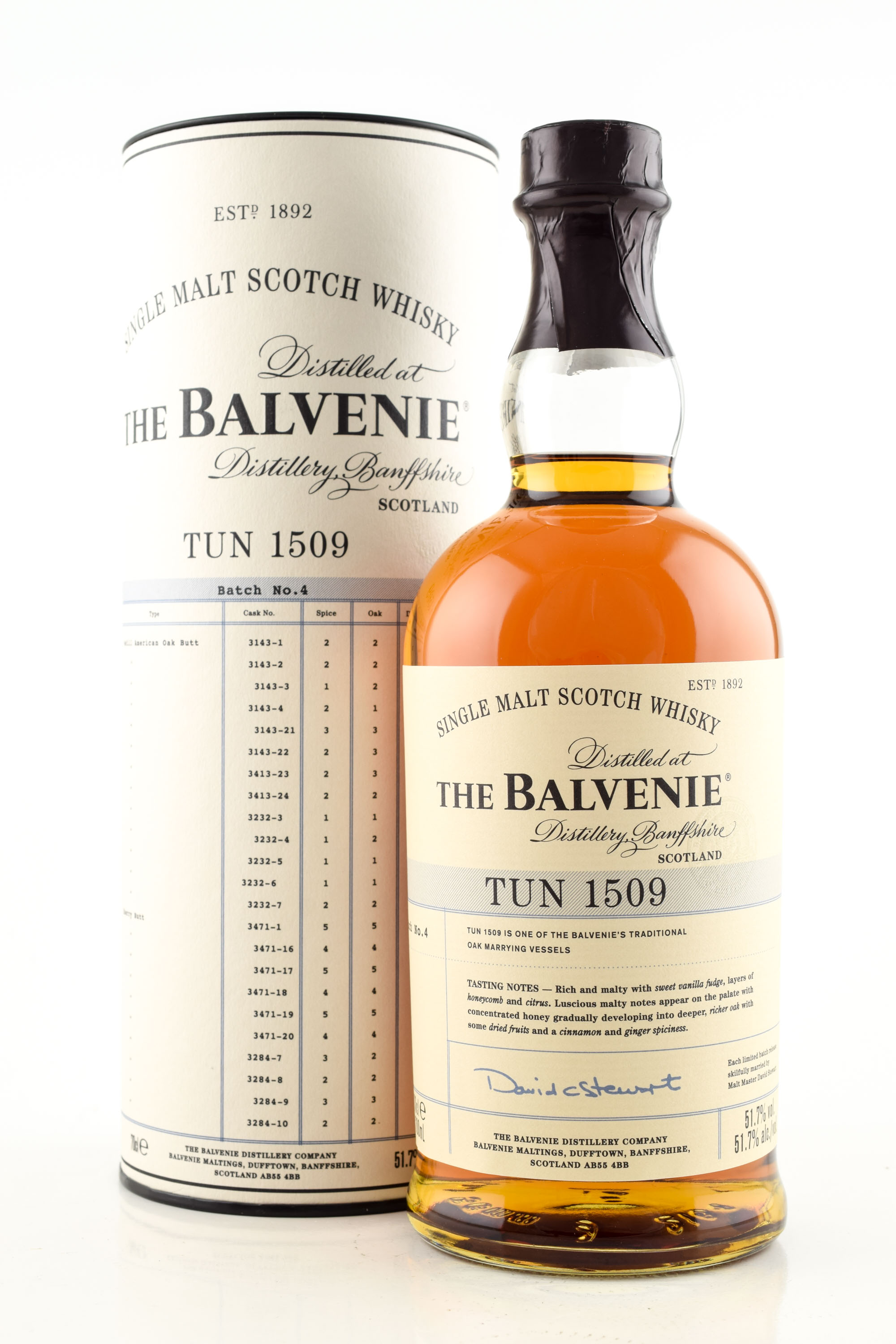 Balvenie Tun 1509 Batch No. 4 51.7% vol. 0,7l