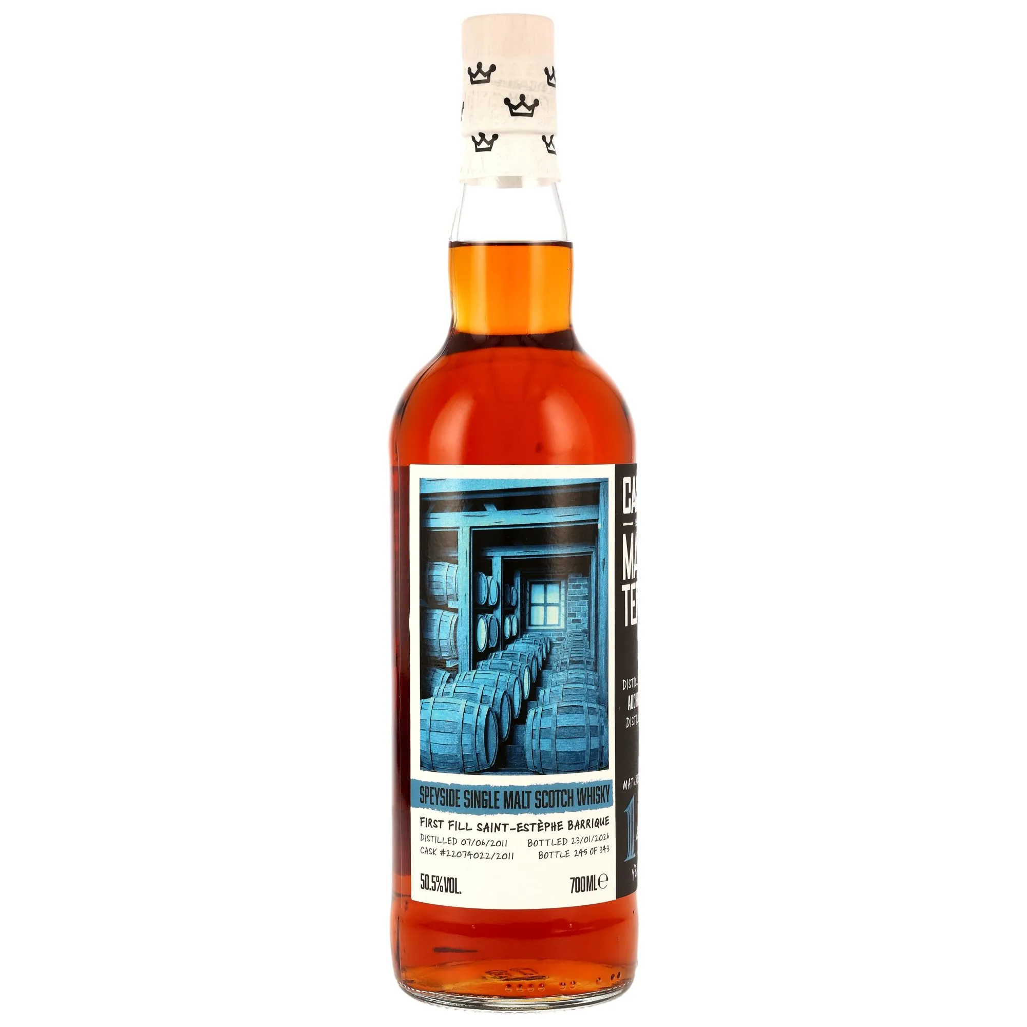 Auchroisk 2011/2026 - 14 Jahre - 1st Fill Saint-Estephe Cask #22074022/2011 - Cask Masters - Brave New Spirits