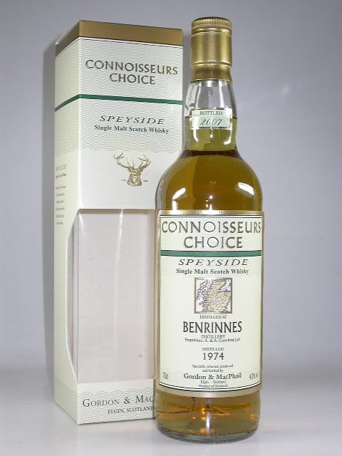 Benrinnes 1974/2007 Gordon & MacPhail Connoisseurs Ch. 43%vol. 0,7l