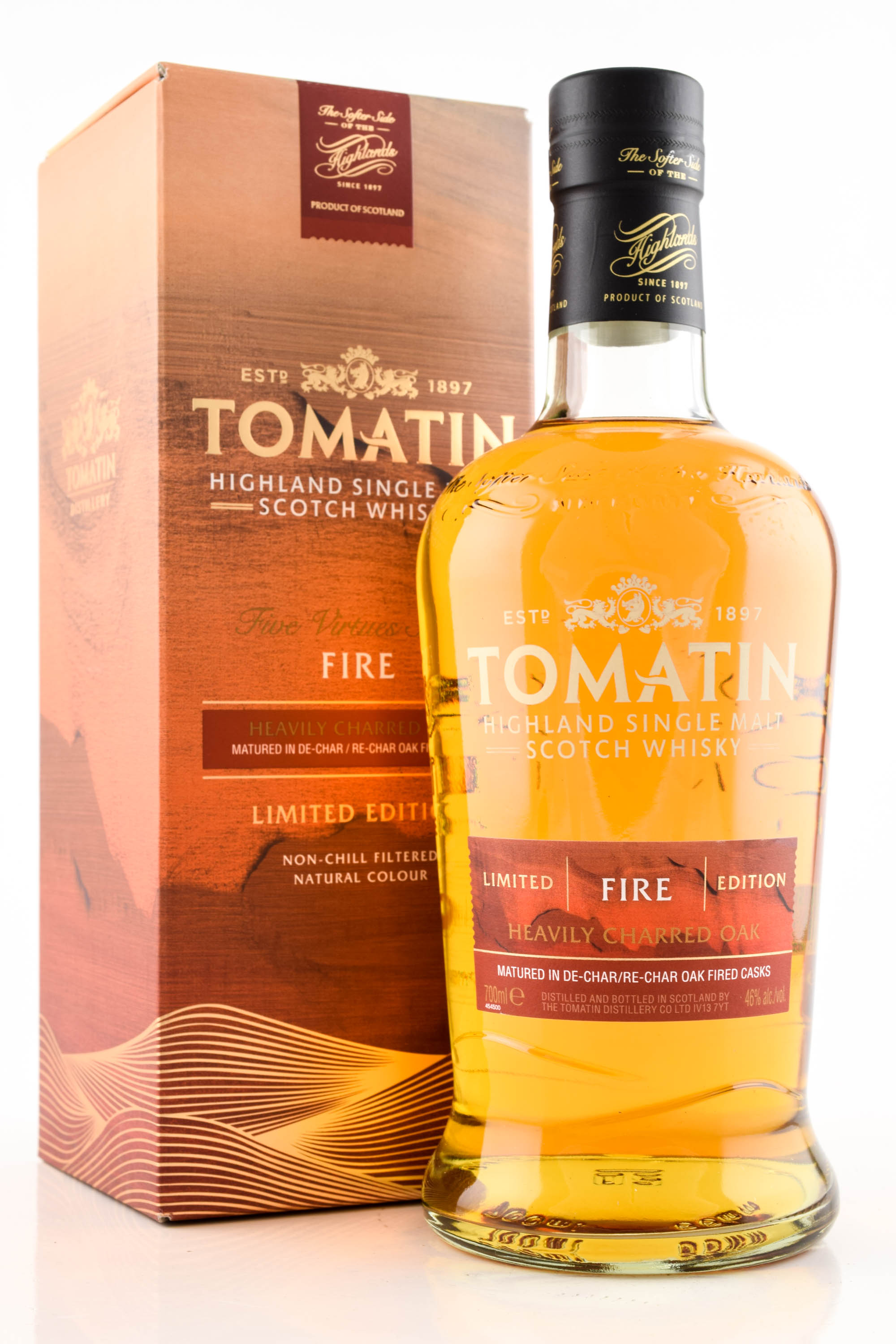 * Tomatin Five Virtues Fire 46% vol. 0.7l - without gift package