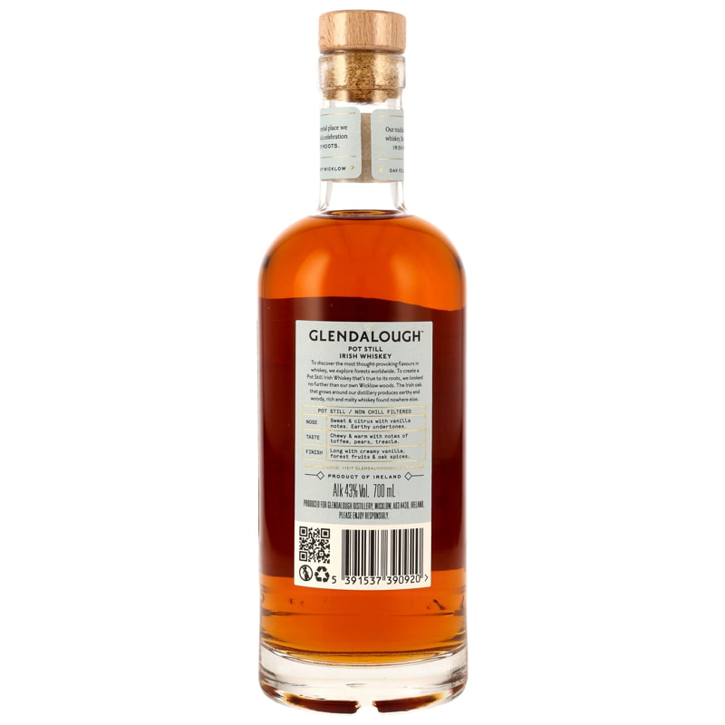 Glendalough Pot Still Irish Whiskey