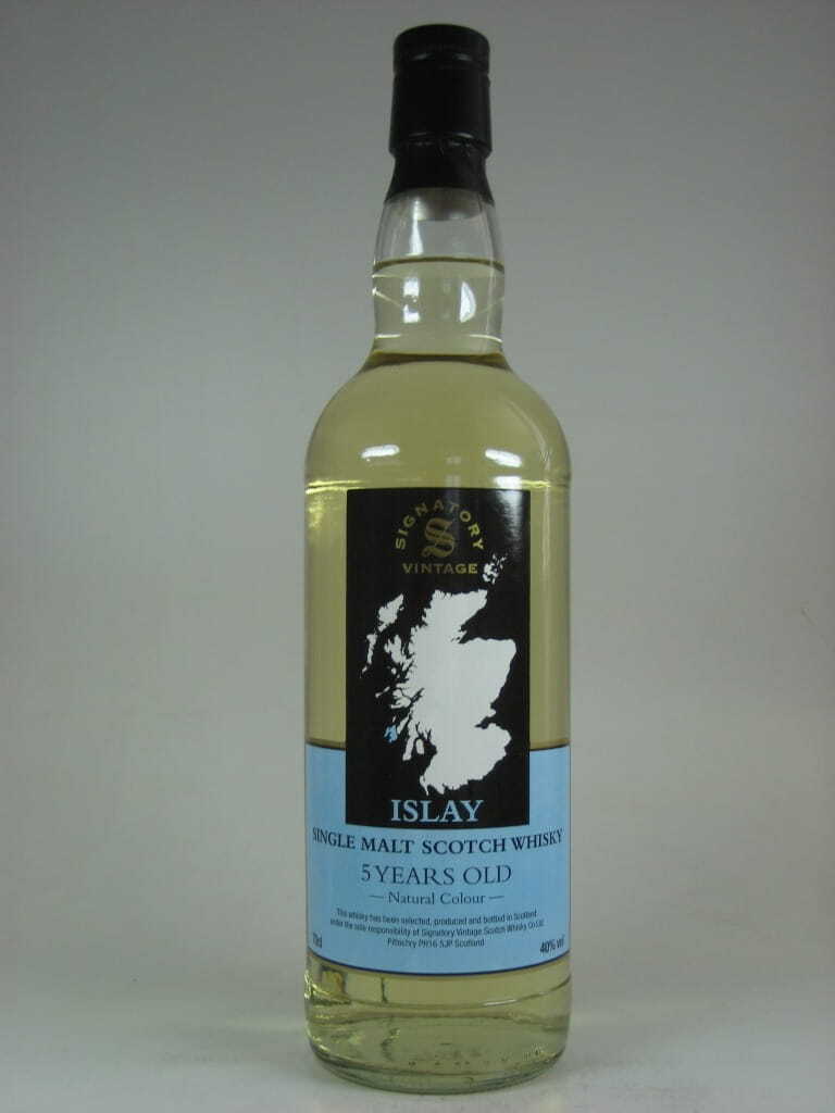Islay Single Malt Scotch Whisky 5 Jahre Signatory 40%vol. 0,7l