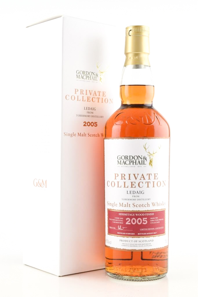 Ledaig 2005/2017 Hermitage Wood Finish Gordon & MacPhail Private Coll. 45% vol. 0,7l