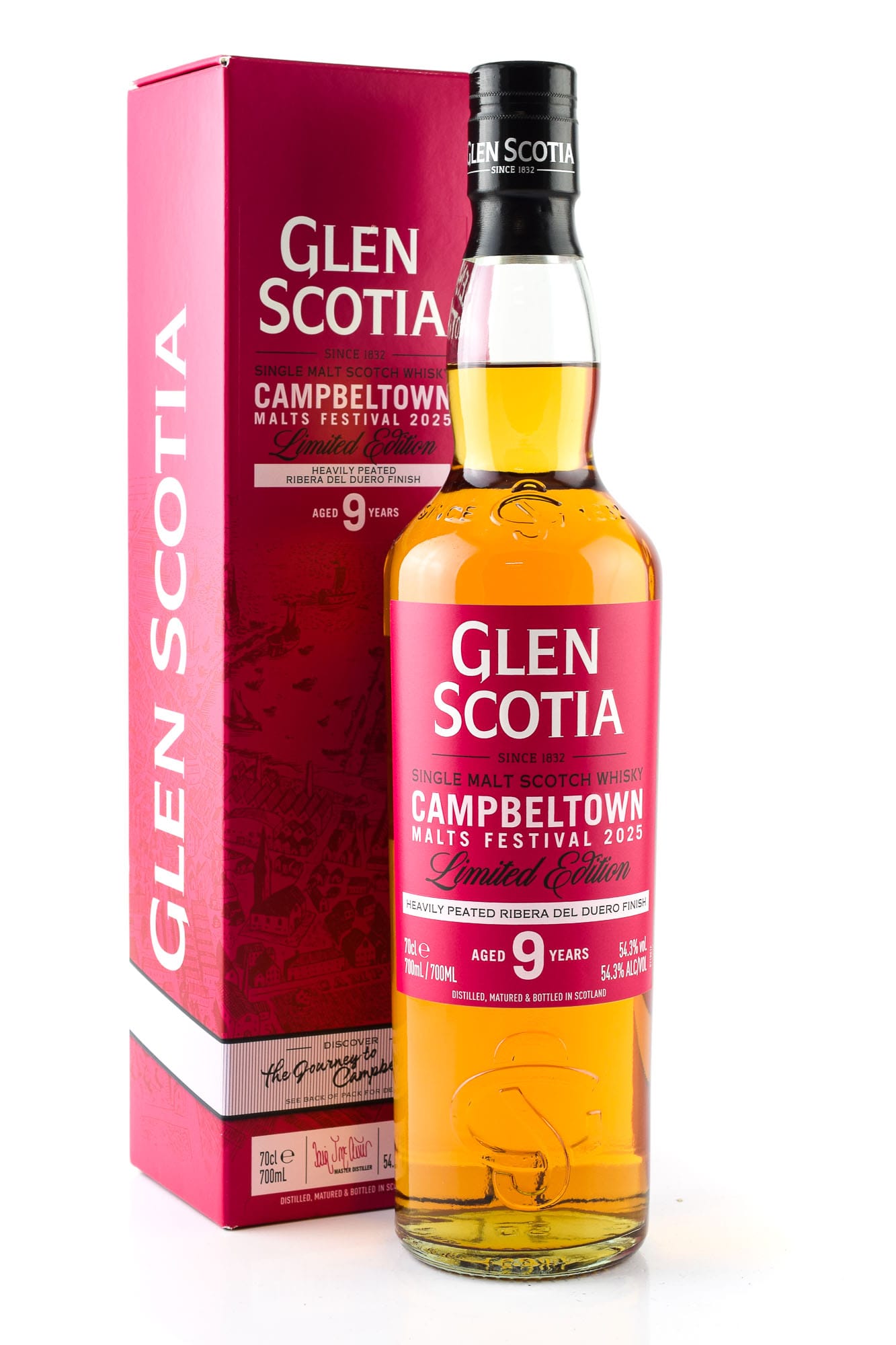 Glen Scotia 9 Jahre Heavily Peated Ribera del Duero Finish Campbeltown Malts Festival 2025