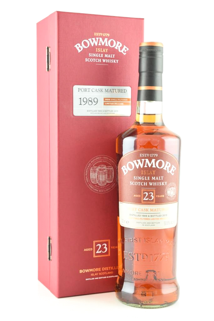 Bowmore 23 Jahre 1989/2013 Port Cask 50,8%vol. 0,7l