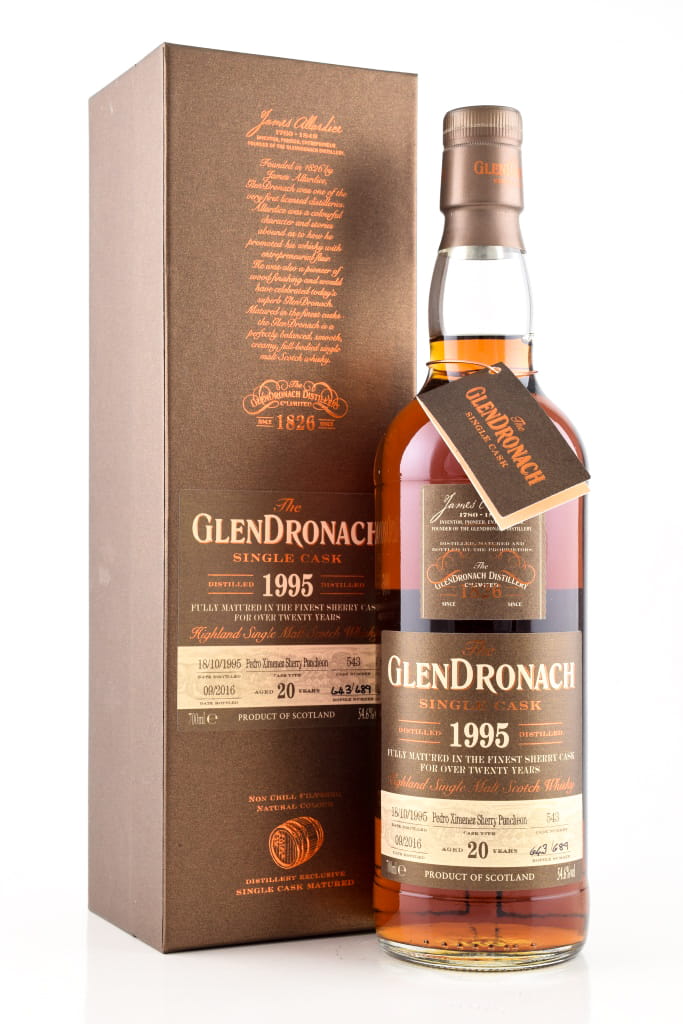 Glendronach 20 Jahre 1995/2016 Pedro Ximenez Sherry Puncheon 54,6%vol. 0,7l