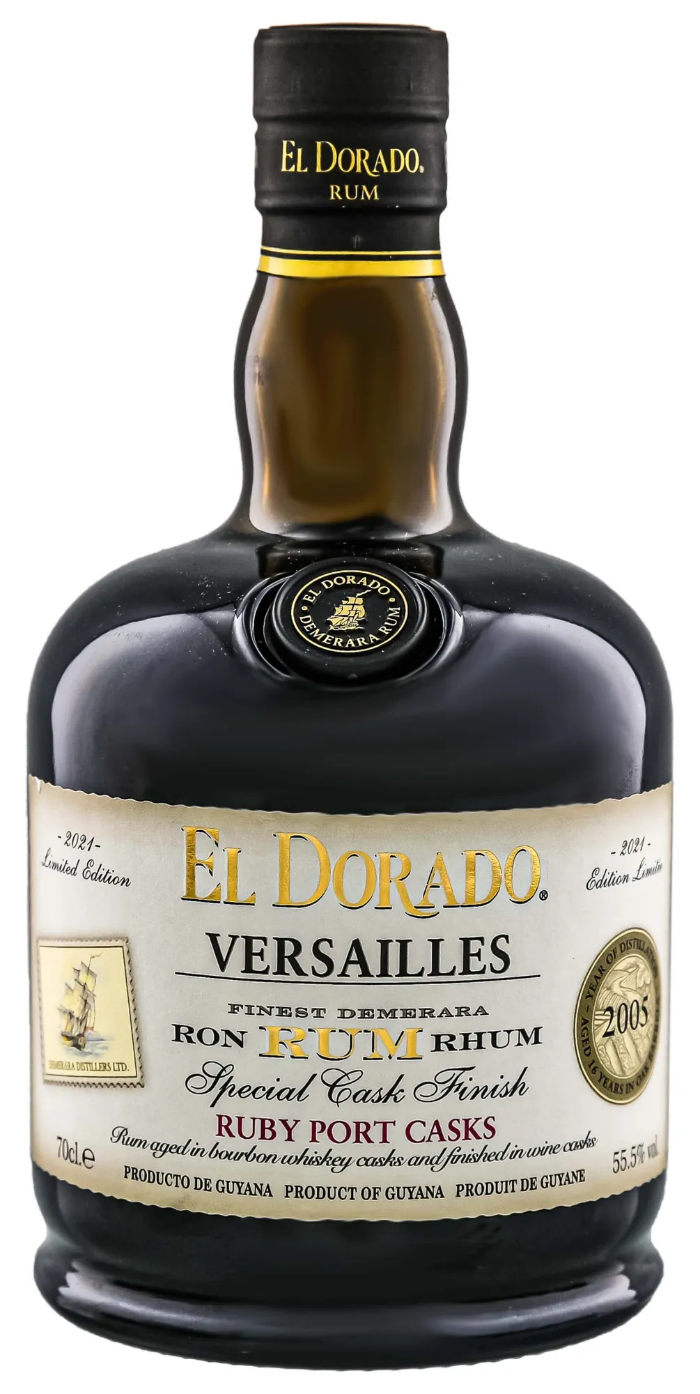 El Dorado Versailles Special Cask Finish 2005/2021 Ruby Port Casks