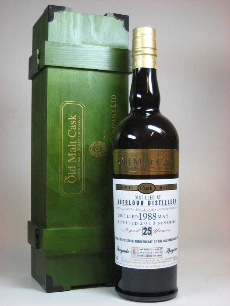 Aberlour 25 Year Old 1988/2013 Hunter Laing "Old Malt Cask" 52.3% vol. 0,7l